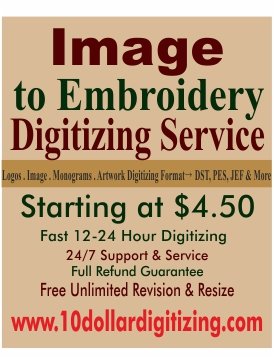 Image to Embroidery | Professional Embroidery Digitizing Service