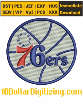 76ers-Logo-Embroidery-Design,-Basketball-Team-Embroidery-Patterns,-Philadelphia-76ers-Embroidery-Machine-Files-Download
