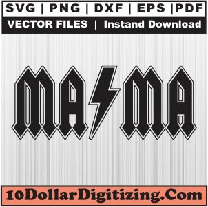 ACDC-Inspired-Mama-Svg,-Mom-ACDC-Png-Vector,-Mothers-Day-Svg-Cut-File-For-Cricut-Silhouette-Printable-Files