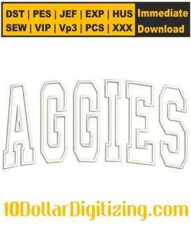 Aggies-Applique-Embroidery-Design,-Aggies-Arched-Embroidery-Pattern,-Aggies-Embroidery-File,-Sports-Team-Embroidery-Files-Instant-Download