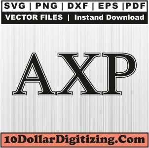 Alpha-Chi-Rho-Letters-Png-High-Resolution,-Fraternity-Vector,-Alpha-Chi-Svg-Cut-File-For-Cricut-Silhouette-Printable-Files