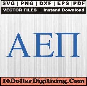 Alpha-Epsilon-Pi-Letter-Png-High-Resolution,-Fraternity-Vector,-AEPi-Svg-Cut-File-For-Cricut-Silhouette-Printable-Files