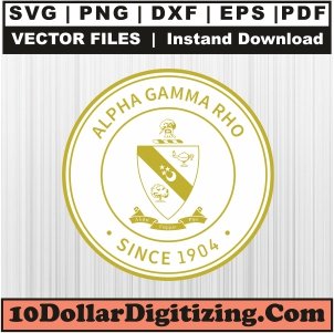 Alpha-Gamma-Rho-1904-Crest-Svg,-Fraternity-Png-Vector,-AGR-1904-Svg-Cut-File-For-Cricut-Silhouette-Printable-Files