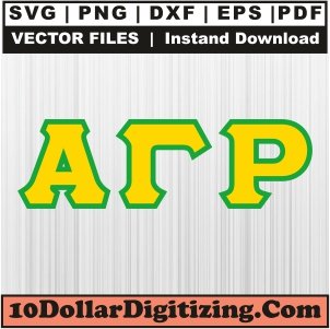 Alpha-Gamma-Rho-Greek-Letter-Png,-Fraternity-Vector,-AGR-1904-Svg-Cut-File-For-Cricut-Silhouette-Printable-Files