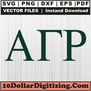 Alpha-Gamma-Rho-Greek-Letter-Vector,-AGR-1904-Png,-Fraternity-Svg-Cut-File-For-Cricut-Silhouette-Printable-Files