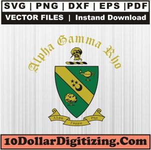 Alpha-Gamma-Rho-Crest-Png-Download,-AFR-Crest-Vector,-Fraternity-Svg-Cut-File-For-Cricut-Silhouette-Printable-Files