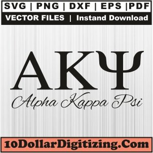 Alpha-Kappa-Psi-Letter-Png-High-Resolution,-AKPsi-Vector,-Greek-Letter-Svg-Cut-File-For-Cricut-Silhouette-Printable-Files