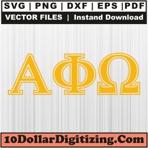 Alpha-Phi-Omega-Greek-Letter-Png-High-Resolution,-Fraternity-and-Sorority-Svg-Cut-File-For-Cricut-Silhouette-Printable-Files