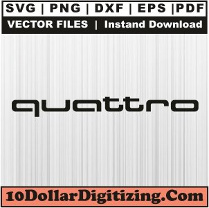 Audi-Quattro-Letter-Svg,-Audi-Car-Png-Vector,-Audi-Logo-Svg-Cut-File-For-Cricut-Silhouette-Printable-Files
