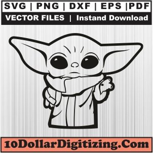 Baby-Yoda-Standing-Svg,-Star-Wars-Png-Vector,-Grogu-Svg-Cut-File-For-Cricut-Silhouette-Printable-Files