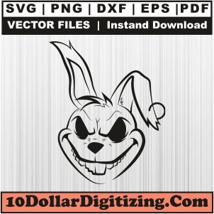 Bad-Rabbit-Svg,-Bad-Bunny-Png-Vector,-Bunny-Head-Svg-Cut-File-For-Cricut-Silhouette-Printable-Files