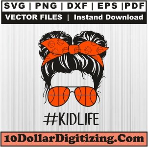 Basketball-Messy-Bun-Svg,-Mom-Kidelife-Png-Vector,-Basketball-Sunglasses-Svg-Cut-File-For-Cricut-Silhouette-Printable-Files