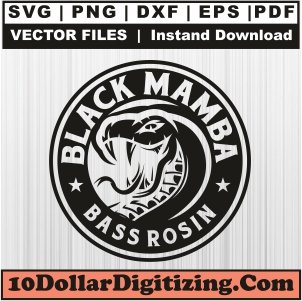 Black-Mamba-Bass-Rosin-Svg,-Brand-Logo-Png-Vector,-Black-Mamba-Svg-Cut-File-For-Cricut-Silhouette-Printable-Files