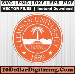 Clemson-University-Logo-Svg,-South-Carolina-Png-Vector,-Sports-Svg-Cut-File-For-Cricut-Silhouette-Printable-Files