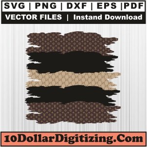 Brown-and-Black-Swipes-Lv-Svg,-Louis-Vuitton-Pattern-Png-Vector,-Brand-Svg-Cut-File-For-Cricut-Silhouette-Printable-Files