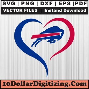 Buffalo-Bills-Heart-Svg,-NFL-Team-Png-Vector,-American-Football-Team-Svg-Cut-File-For-Cricut-Silhouette-Printable-Files