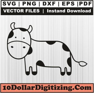 Bull-Svg,-Bull-Cartoon-Png-Vector,-Animal-Svg-Cut-File-For-Cricut-Silhouette-Printable-Files