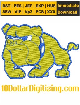 Bulldog-Logo-Embroidery-Files,-Texas-HS-Logo-Embroidery-Patterns,-Bulldog-Football-Machine-Embroidery-Files-Download