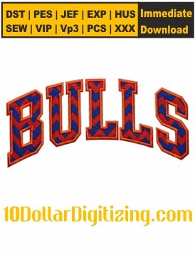 Bulls-Applique-Embroidery-Design,-Bulls-Letters-Outline-Embroidery-Pattern,-Chicago-Bulls-Embroidery-Files-Instant-Download
