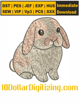 Bunny-Embroidery-Design,-Rabbit-Embroidery-Pattern,-Bunny-Animal-Embroidery-Machine-Files-Download
