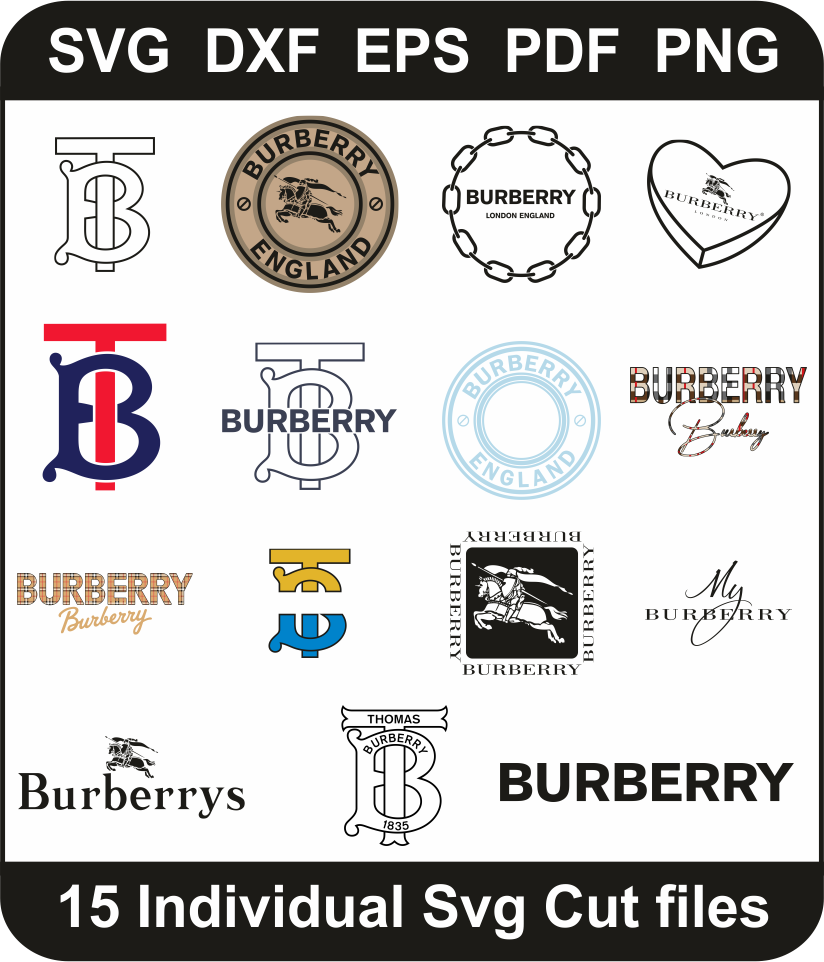 Burberry-Svg-Pack,-Burberry-London-Png-Vector-Bundle,-Burberry-Brand--Svg-Cut-File-For-Cricut-Silhouette-Printable-Files