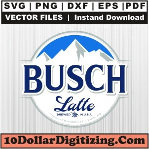 Busch-Latte-Brewed-In-Usa-Png,-Busch-Latte-Logo-Vector,-Brand-Svg-Cut-File-For-Cricut-Silhouette-Printable-Files