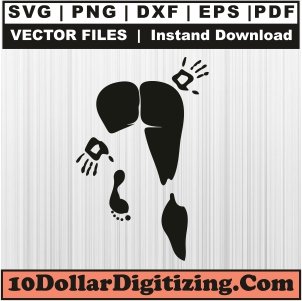 Butt-Svg,-Booty-Print-Png-Vector,-Body-Svg-Cut-File-For-Cricut-Silhouette-Printable-Files