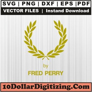 Fred-Perry-Svg,-Fred-Perry-Laurel-Wreath-Png-Vector,-Brand-Logo-Svg-Cut-File-For-Cricut-Silhouette-Printable-Files
