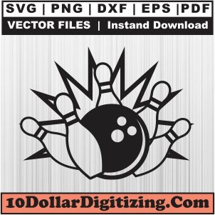Cameo-Bowling-Svg,-Bowling-Pin-Png-Vector,-Bowling-Sports-Svg-Cut-File-For-Cricut-Silhouette-Printable-Files