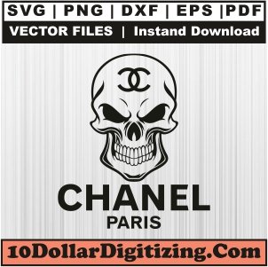 Chanel-Paris-Skull-Svg,-Brand-Logo-Png-Vector,-Chanel-Svg-Cut-File-For-Cricut-Silhouette-Printable-Files