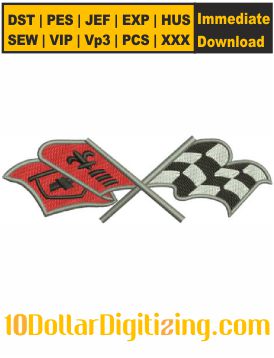 Chevrolet-Flag-Logo-Embroidery-Design