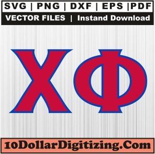 Chi-Phi-Greek-Letter-Png-Transparent,-Fraternity-Vector,-Chi-Phi-Svg-Cut-File-For-Cricut-Silhouette-Printable-Files