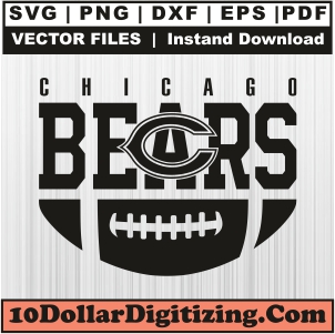 Chicago-Bears-Football-Svg,-NFL-Team-Logo-Png-Vector,-Bears-Svg-Cut-File-For-Cricut-Silhouette-Printable-Files