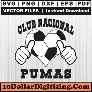 Club-Nacional-Pumas-Svg,-Pumas-Fc-Png-Vector,-Soccer-Svg-Cut-File-For-Cricut-Silhouette-Printable-Files