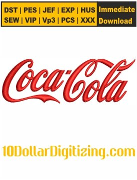 Coca-Cola-Logo-Embroidery-Design,-Brand-Logo-Embroidery-Pattern,-Coke-Embroidery-Files-Instant-Download