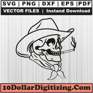 Cowboy-Killer-Svg,-Cowboy-Skull-Png-Vector,-Western-Cowboy-Svg-Cut-File-For-Cricut-Silhouette-Printable-Files