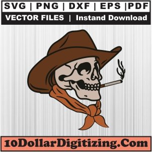 Cowboy-Killer-Png,-Cowboy-Skull-Vector,-Western-Cowboy-Svg-Cut-File-For-Cricut-Silhouette-Printable-Files