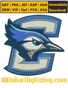 Creighton-Bluejays-Logo-Embroidery-Design