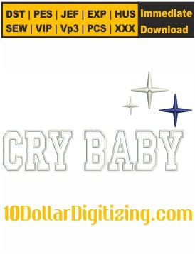 Cry-Baby-Embroidery-Design,-Newborn-Embroidery-File,-Crying-Baby-Embroidery-Pattern,-Mothers-Day-Embroidery-Files-Instant-Download