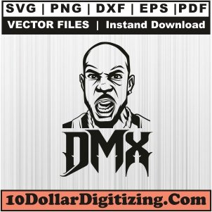 DMX-Ruff-Ryders-Black-Svg,-Dmx-Png-Vector,-Dmx-Rapper-Svg-Cut-File-For-Cricut-Silhouette-Printable-Files