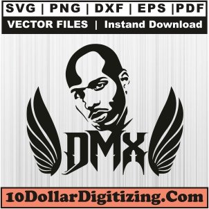 Rip-DMX-Wings-Svg,-Dmx-Logo-Png-Vector,-Dmx-Singer-Svg-Cut-File-For-Cricut-Silhouette-Printable-Files