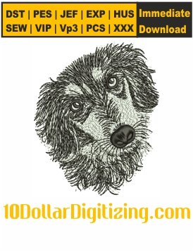 Dachshund-Embroidery-Design,-Dog-Embroidery-Pattern,-Dachshund-Face-Embroidery-Files-Instant-Download