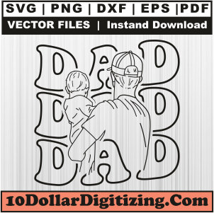 Dad-And-Son-Svg-Png
