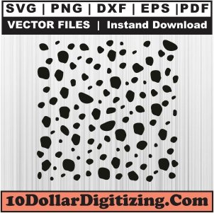 Dalmatian-Spots-Svg,-Animal-Print-Pattern-Svg-Cut-File-For-Cricut-Silhouette-Printable-Files
