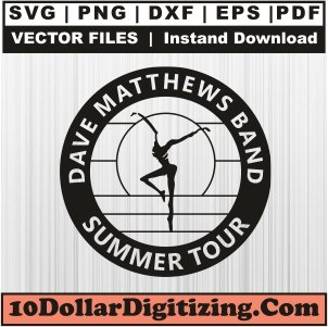 Dave-Matthews-Band-Summer-Tour-Black-Svg,-Rock-Band-Png-Vector,-DMB-Svg-Cut-File-For-Cricut-Silhouette-Printable-Files
