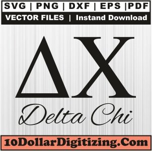 Delta-Chi-Letter-Svg,-Fraternity-Png-Vector,-Delta-Chi-Svg-Cut-File-For-Cricut-Silhouette-Printable-Files