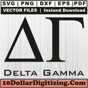 Delta-Gamma-Black-Greek-Letter-Svg,-Fraternities-and-Sororities-Png-Vector-Svg-Cut-File-For-Cricut-Silhouette-Printable-Files