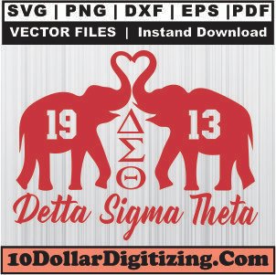 Delta-Sigma-Theta-Elephant-Heart-Svg