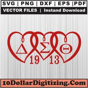 Delta-Sigma-Theta-Hearts-1913-Logo-Svg
