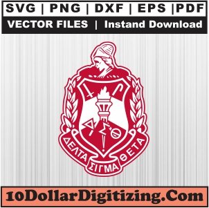 Delta-Sigma-Theta-Logo-Svg,-DST-Crest-Png-Vector,-Sorority-Svg-Cut-File-For-Cricut-Silhouette-Printable-Files